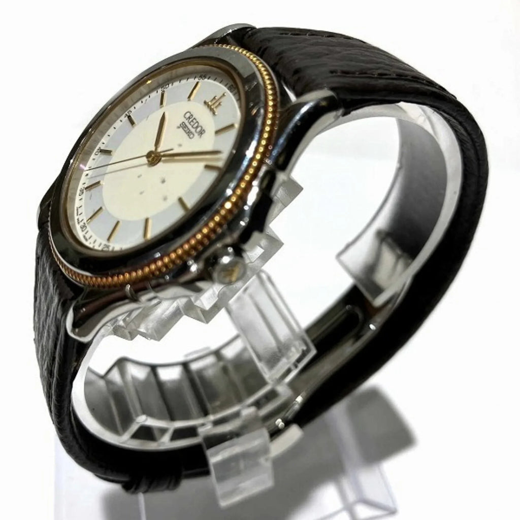 Pre-Owned Seiko Credor Pacificique 9581-6060 Quartz Watch Men's (Fair)