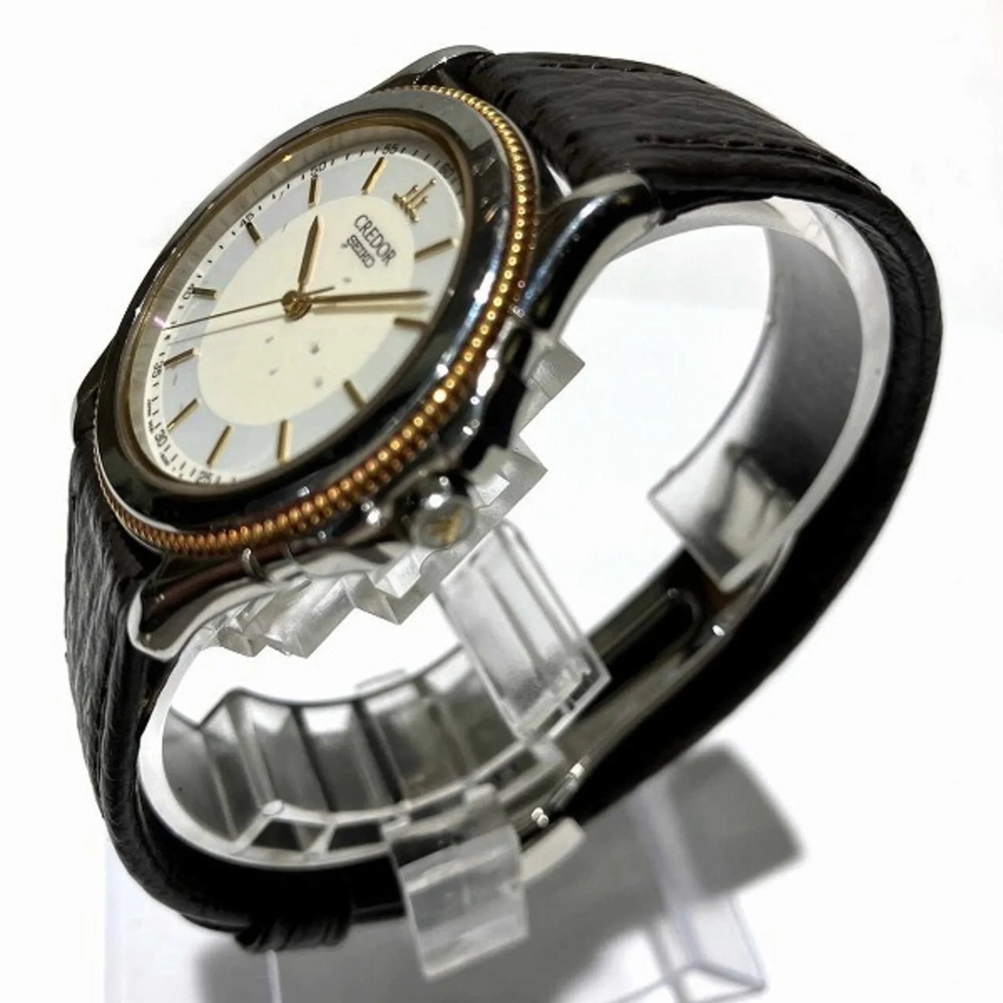 Pre-Owned Seiko Credor Pacificique 9581-6060 Quartz Watch Men's (Fair)