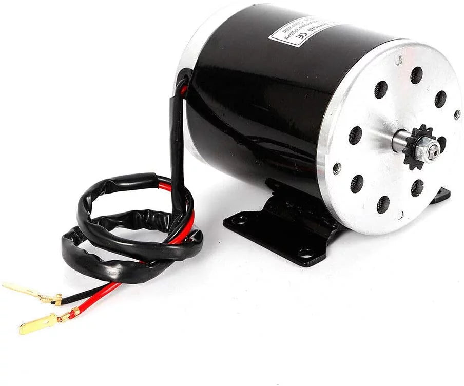 Electric Motor 800W 36V Electric Bike Scooter Motor Engine Unite Motor Brushed Speed Motor Controller Throttle Grip Kit for Trycicle Bicycle E-Scooter Go Kart E-Bike EVO Scooter Extreme Scooter