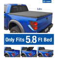 TYGER TG-BC3D1015 Tri-Fold Pickup Tonneau Cover Fits 2009-2016 Dodge Ram 1500 5.8 feet (69.6 inch) Trifold Truck Cargo Bed Tonno Cover (NOT For Stepside) 2010 2011 2012 2013 2014 2015