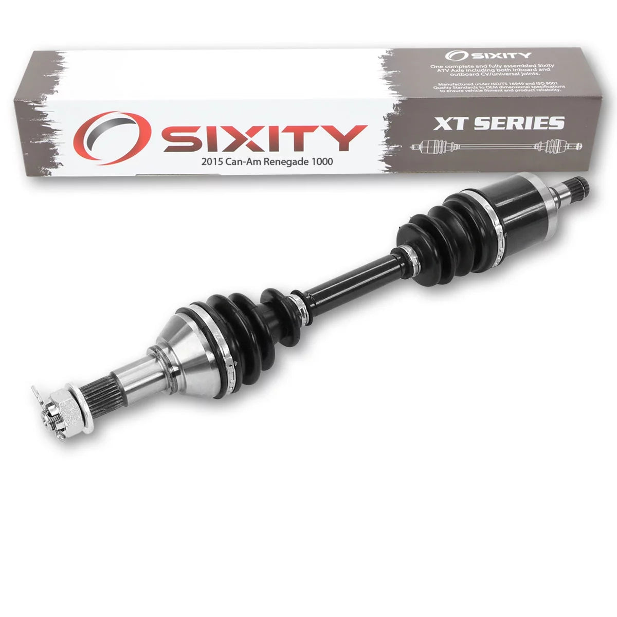 Sixity XT Front Left Axle compatible with Can-Am Renegade 1000 2015 - EFI 4X4