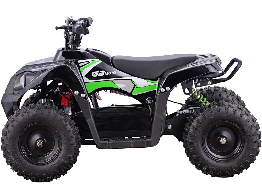 MotoTec Monster 36V 500W Kids Battery Powered ATV Four Wheeler Green