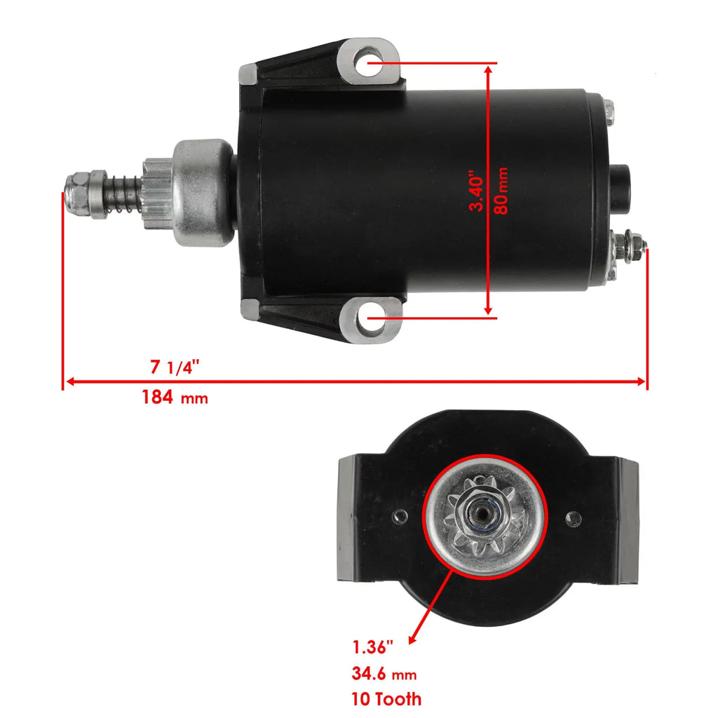 for Mercury Mariner Outboard Starter 9.9 15 18 20 25 New