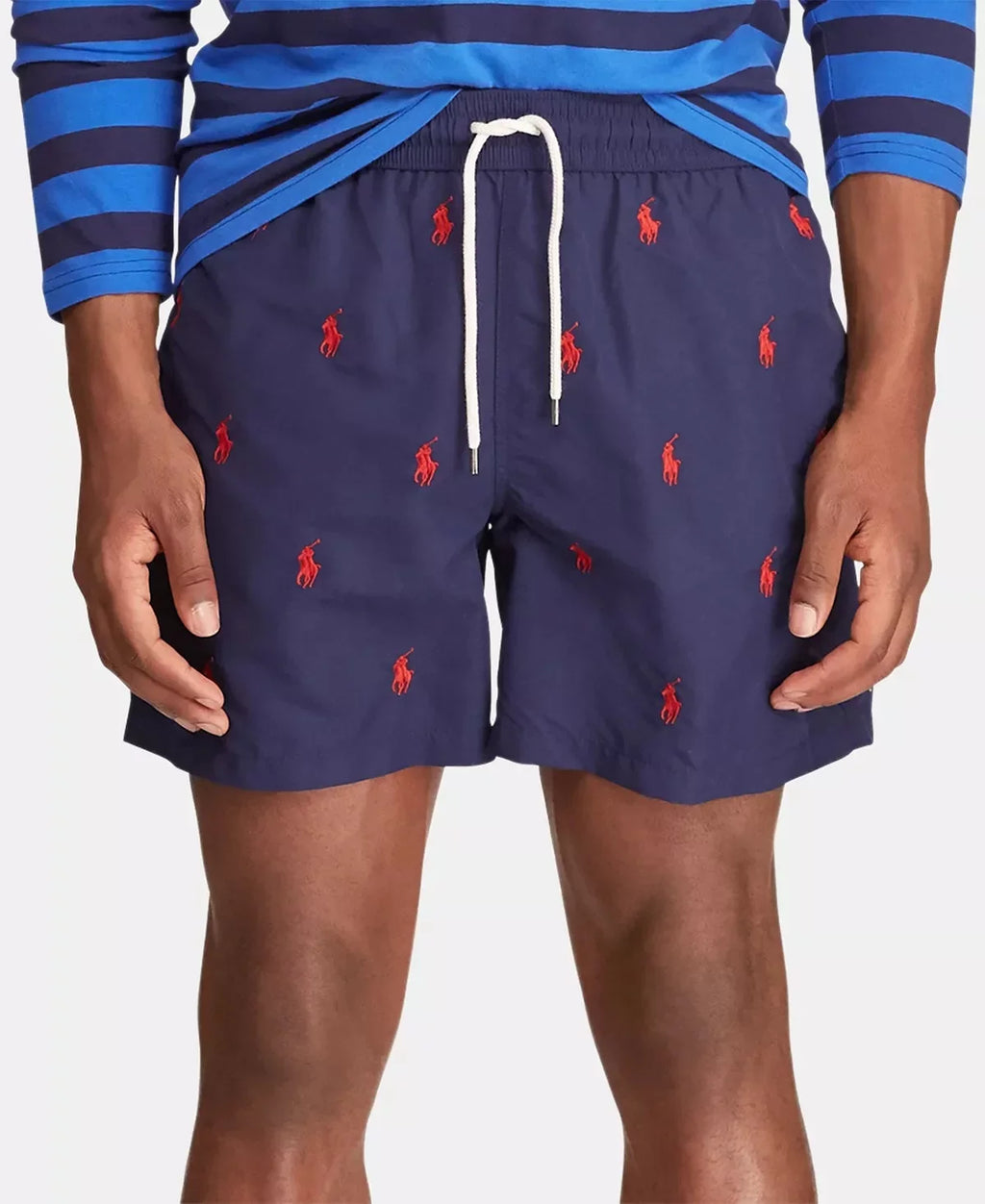 Polo Ralph Lauren NAVY Men's Big & Tall Big Tall Traveler Swim Trunks, US 3XLT