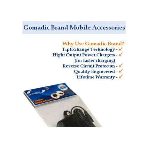 Gomadic Car and Wall Charger Essential Kit suitable for the Olympus Tough TG-Tracker - Includes both AC Wall and DC Car Charging Options with TipExcha
