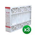 Replacement Pleated Air Filter for Honeywell 16x25x4 MERV 11 (3-Pack)