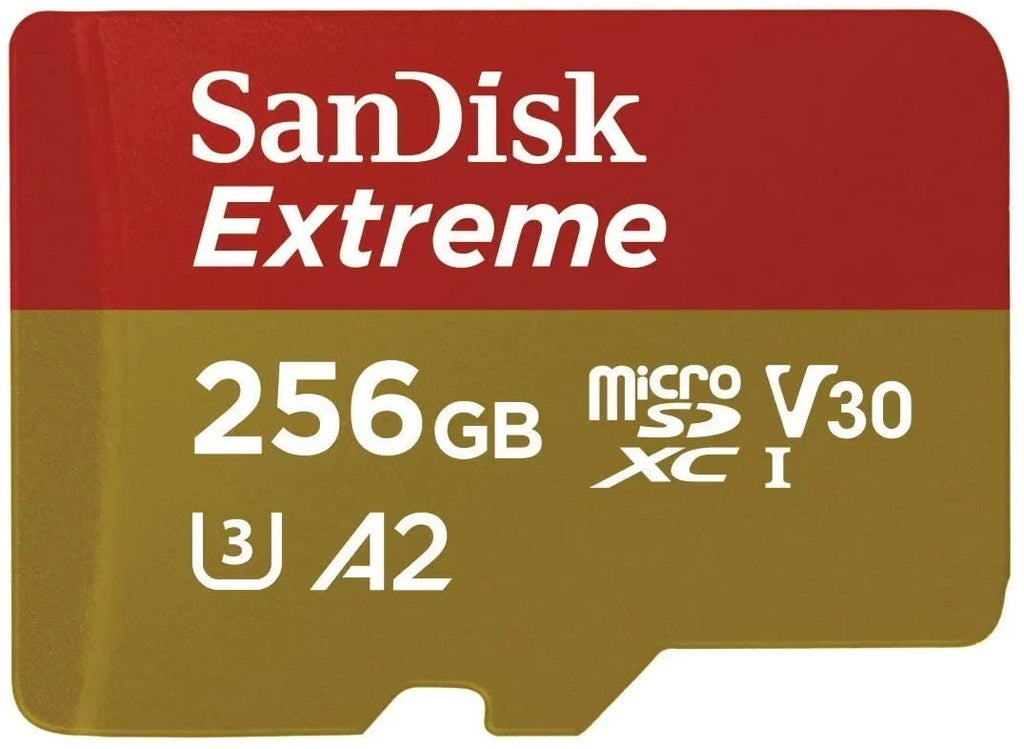 Extreme 256GB V30 A2 roSDXC Memory for DJI Works with Mavic Air 2 4K 8K Bundle with (1)