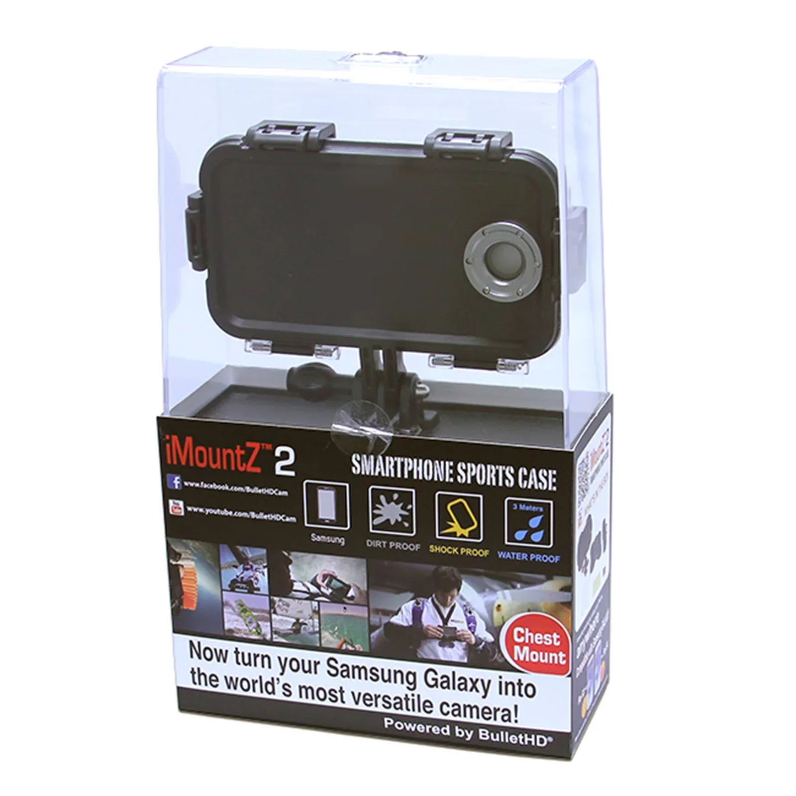 IMOUNTZ SPORT Case For SAMSUNG GALAXY S4 Shock Proof Water Resistance 3 Meters