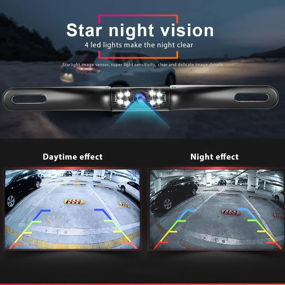 Car Backup Camera Rear View Camera Ultra HD Night Vision,podofo HD Waterproof License Plate Rear Reverse Camera