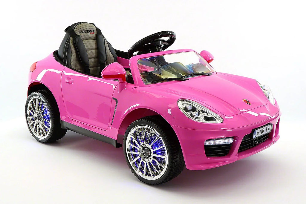 Moderno Kids Pink 12 V Kiddie Roadster Powered Ride-On