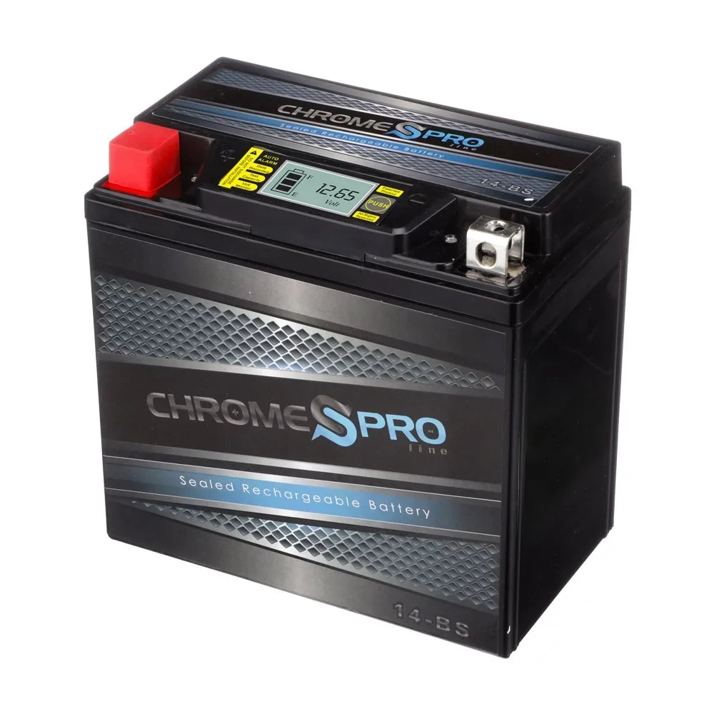 Chrome Pro Battery Ytx14-Bs Igel Motorcycle Battery For Honda 1100Cc Vt1100C, C3, T Shadow (Spirit, Aero, A. C. E. Tourer) 2002