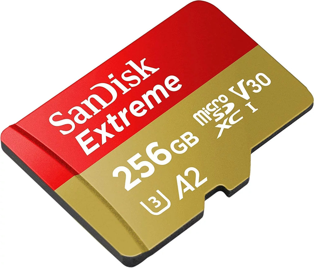 Extreme 256GB V30 A2 roSDXC Memory for DJI Works with Mavic Air 2 4K 8K Bundle with (1)