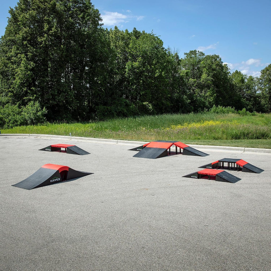 Mini EZ-Link Skateboard Ramp Set, Scooters, BMX, RC Cars, Elevate Outdoor