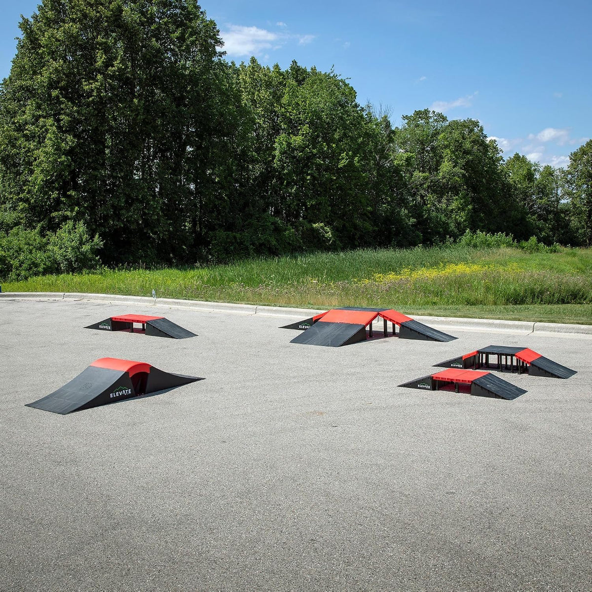 Mini EZ-Link Skateboard Ramp Set, Scooters, BMX, RC Cars, Elevate Outdoor