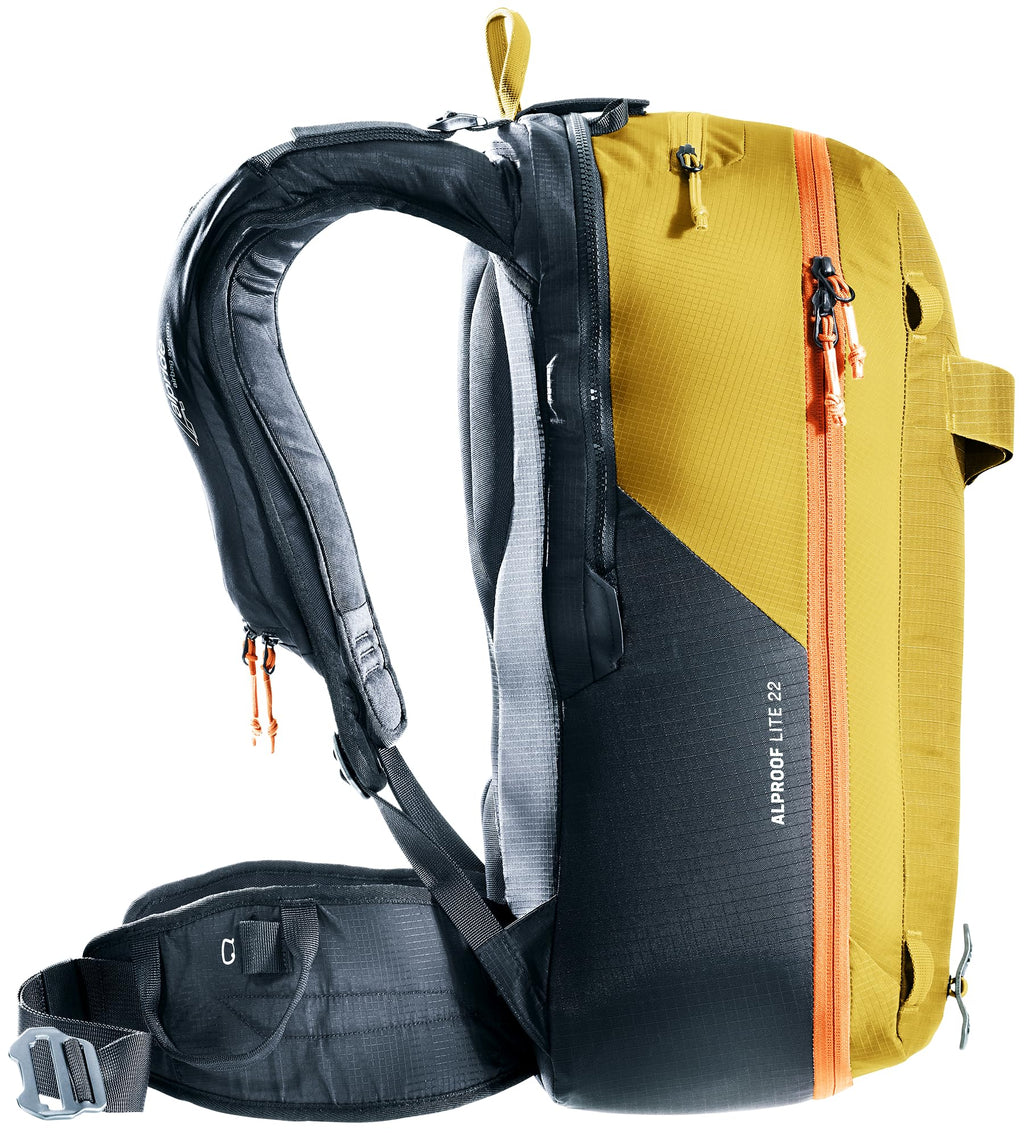 Deuter Alproof Lite 22 Avalanche Backpack - Chestnut-Black