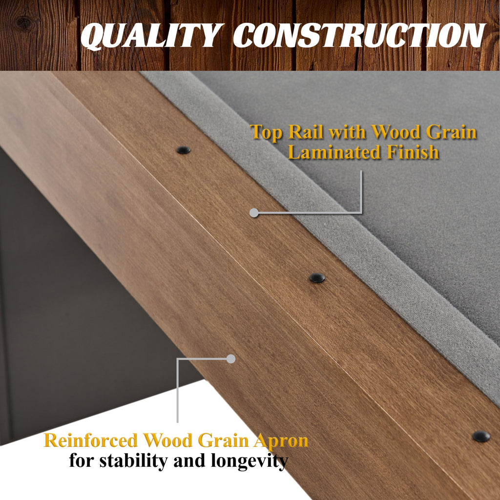 Barrington Billiards Urban Drop Pocket Pool Table, Premium Billiard Table