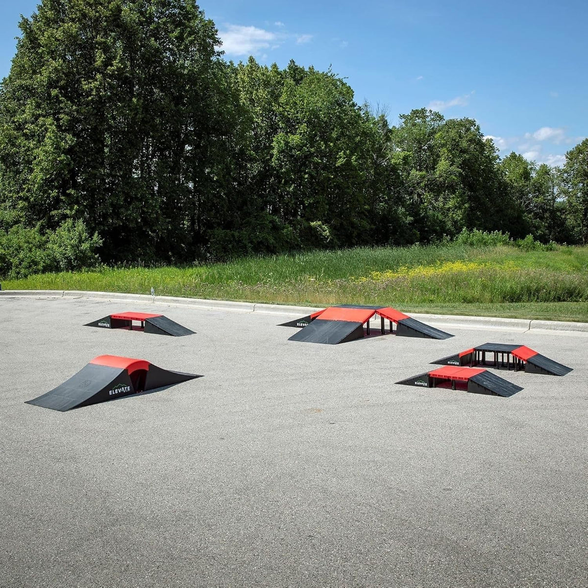 Mini EZ-Link Skateboard Ramps, Scooters, BMX, RC, 600 lb, Elevate Outdoor