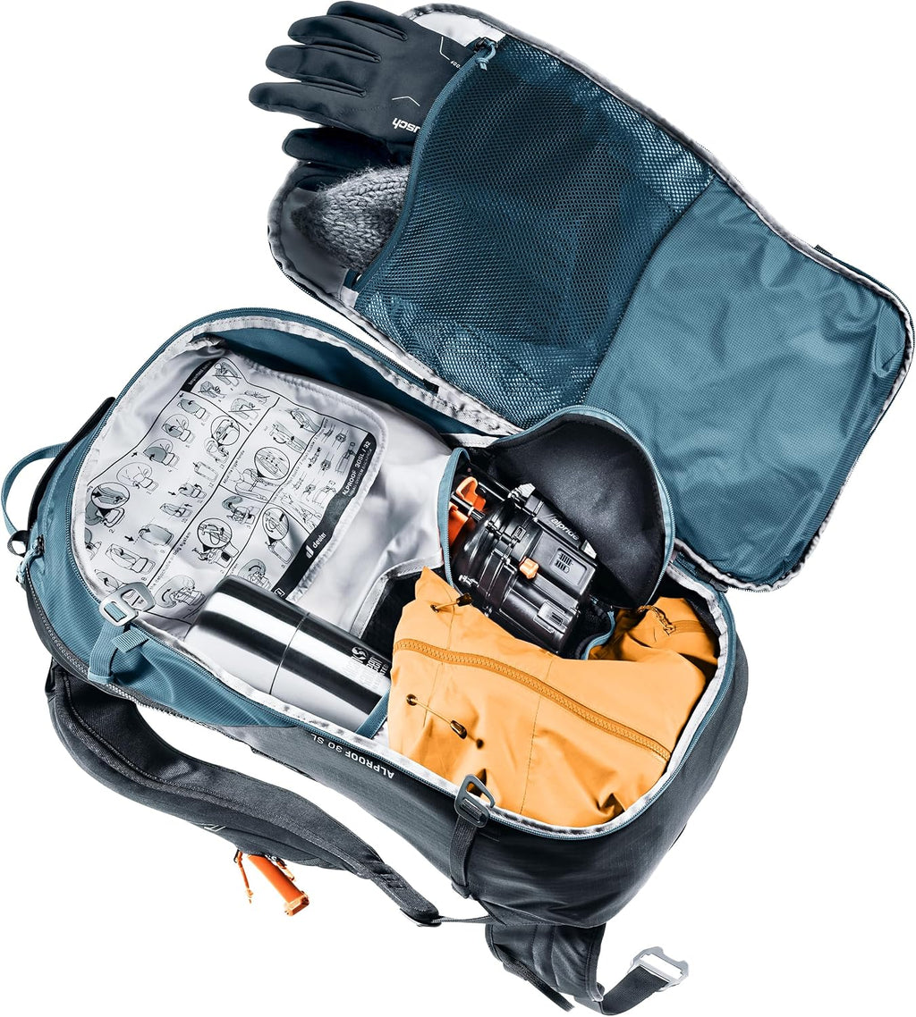 Deuter Womenâs Alproof 30L SL Avalanche Backpack - Atlantic-Black
