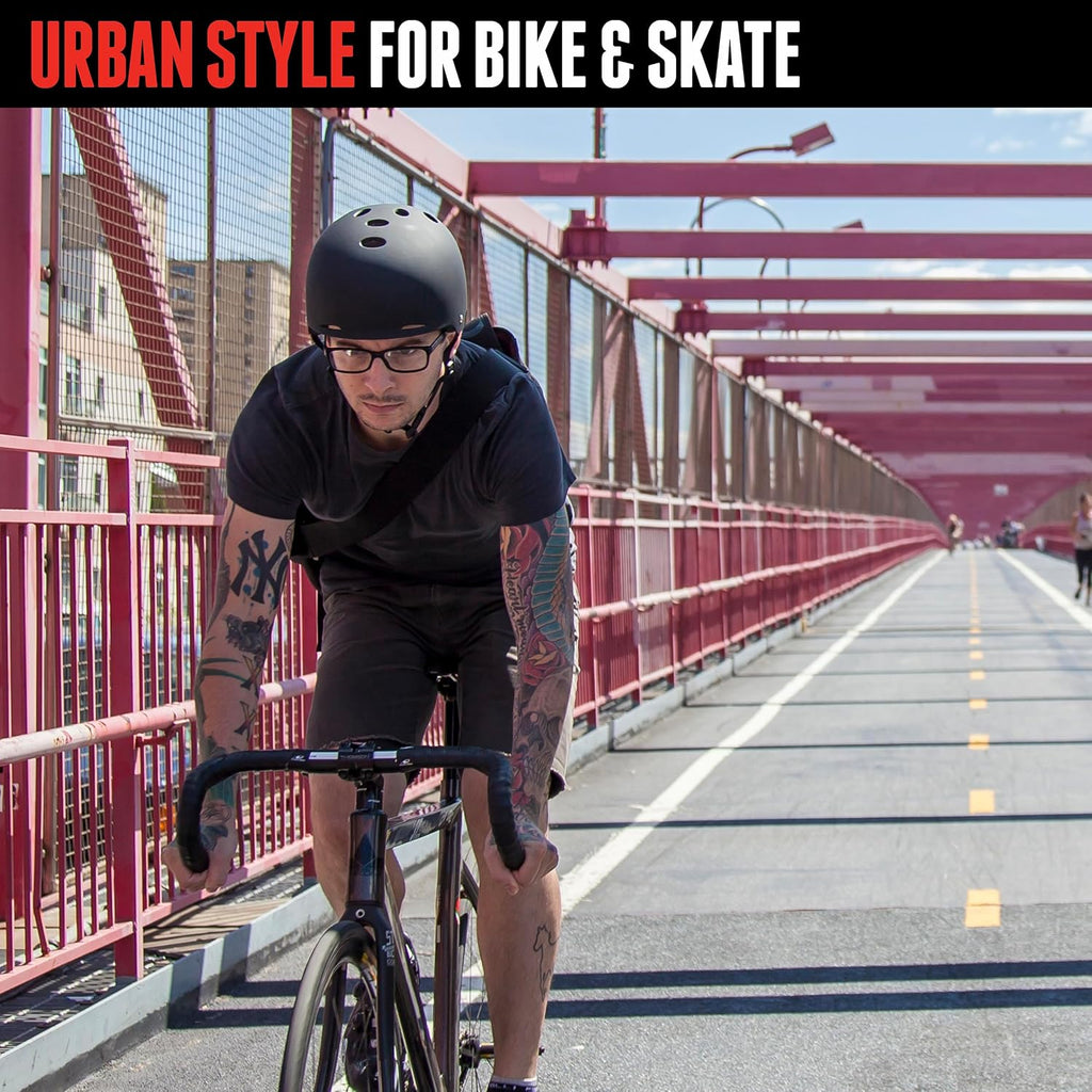 Triple Eight Gotham MIPS Helmet - Ideal for Biking, Skateboarding, in-Line Skating/Rollerblading and Roller Derby