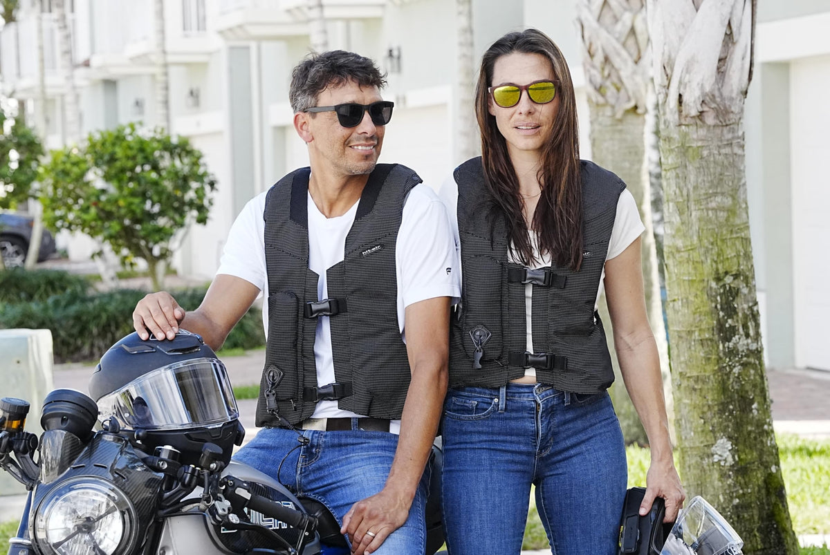 Hit-Air MLV Motorcycle Airbag Vest, Automatic CO2 Deployment