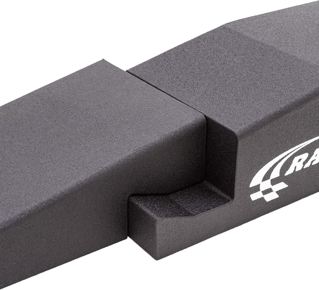 Race Ramps 2-Piece 67" XT Car Service Ramp, Tire Lift for Low Profile Vehicles, Solid High-Density Foam for Non-Skid Loading, Set of 2