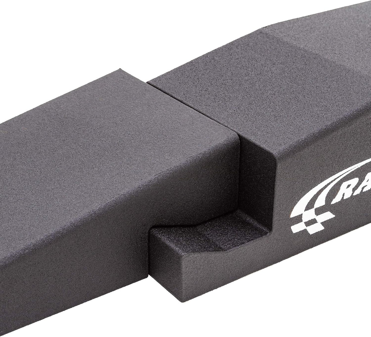 Race Ramps 2-Piece 67" XT Car Service Ramp, Tire Lift for Low Profile Vehicles, Solid High-Density Foam for Non-Skid Loading, Set of 2