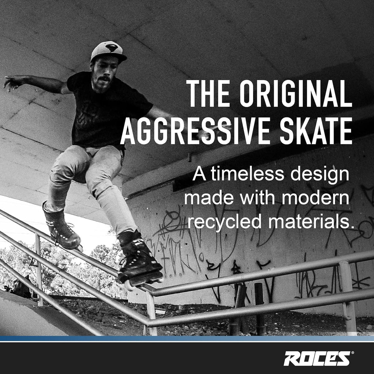 Roces Mens M12 UFS Aggressive Street Italian Inline Skates 101183 00001