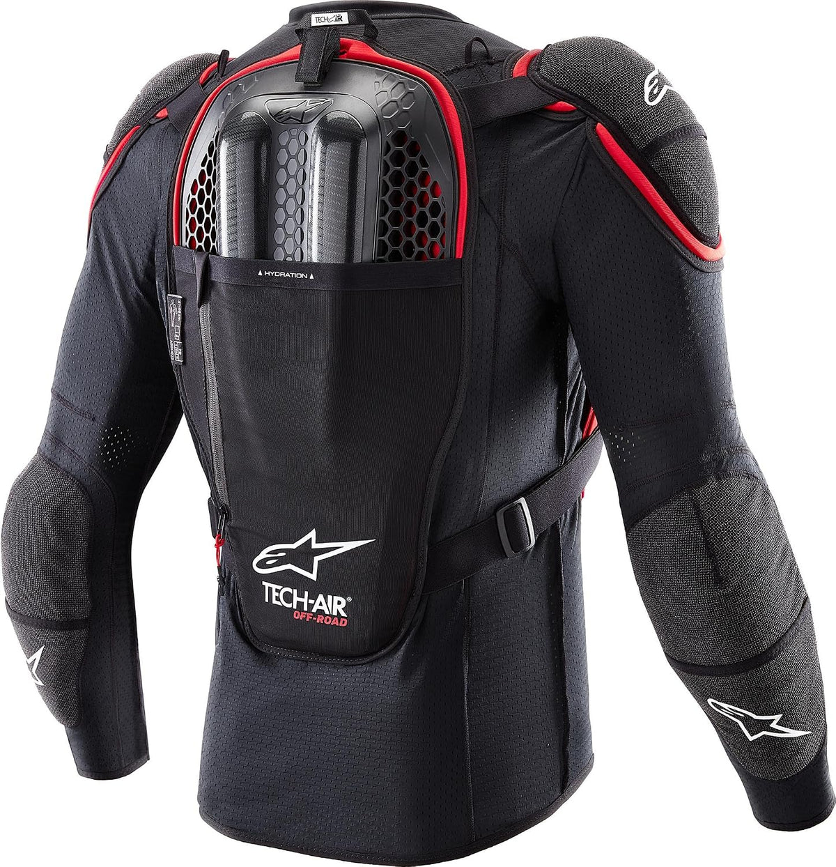 Alpinestars Tech-Air Tech-Air Off-Road System (XX-Large, Black/Red)