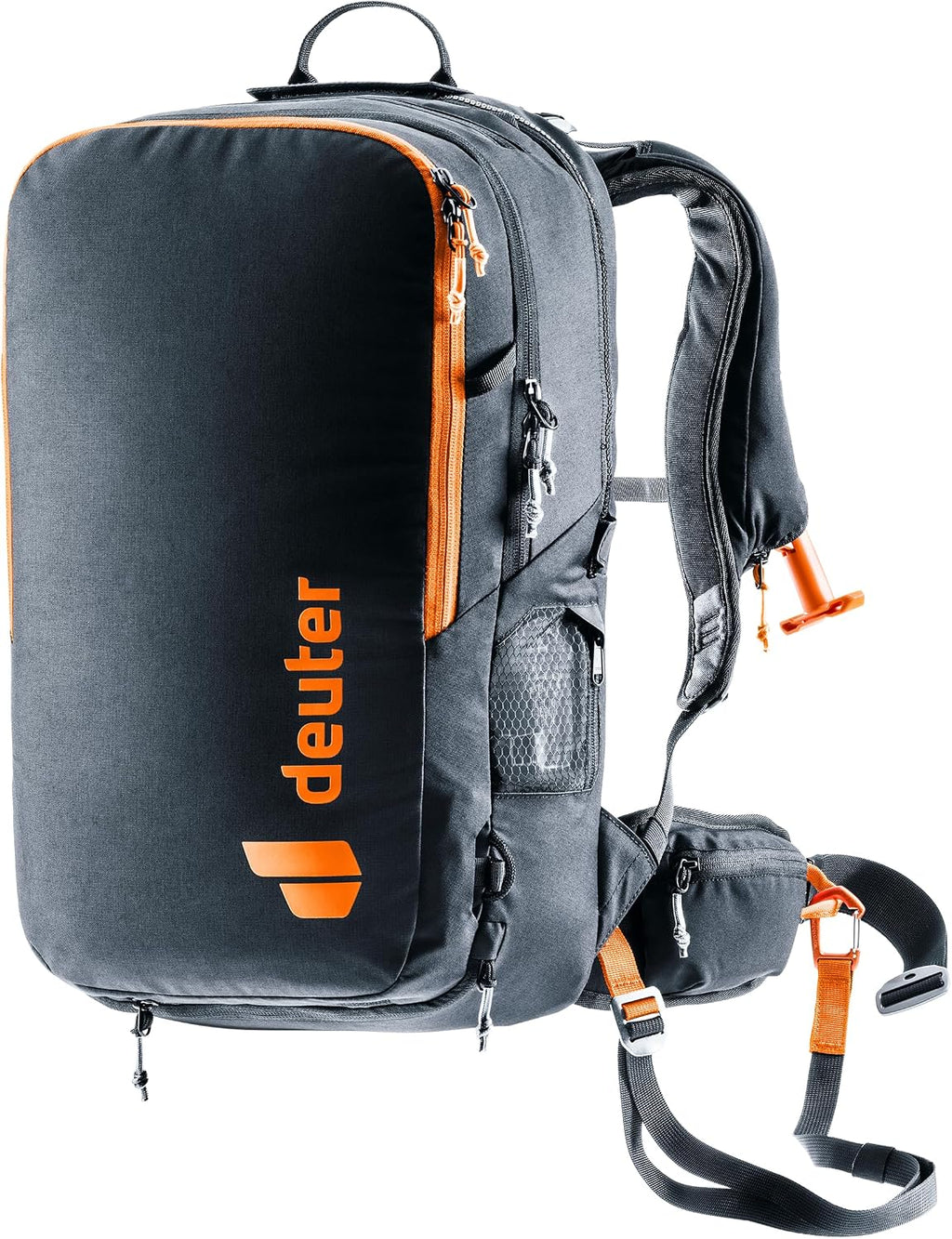 Deuter Unisex Alproof Ride 18L, Freerider Alpine Backpack with Avalanche Airbag System, 18 Liter - Black