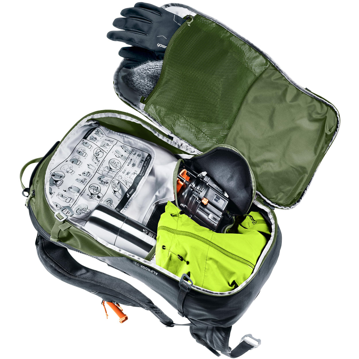 Deuter Womenâs Alproof 30L SL Avalanche Backpack - Atlantic-Black