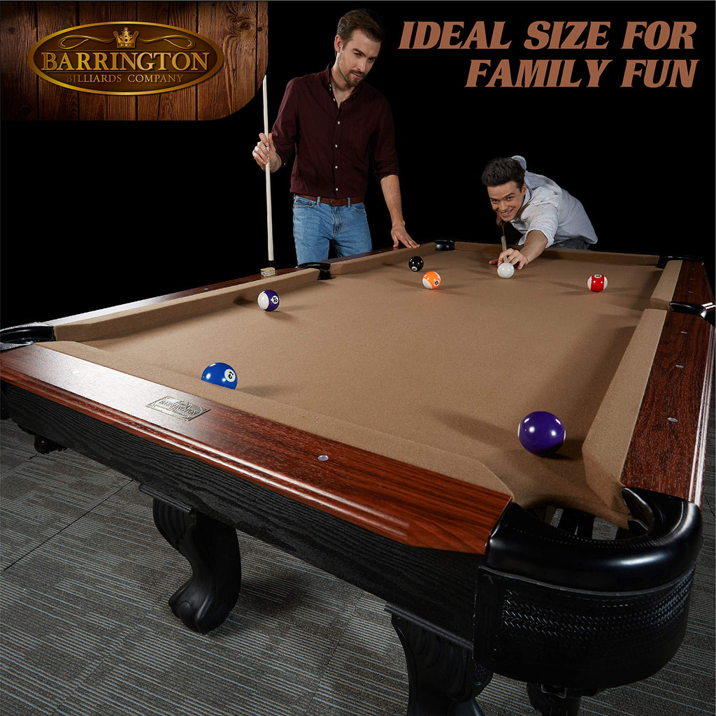 Barrington Billiards Drop Pocket Pool Table with Complete Accessory Set