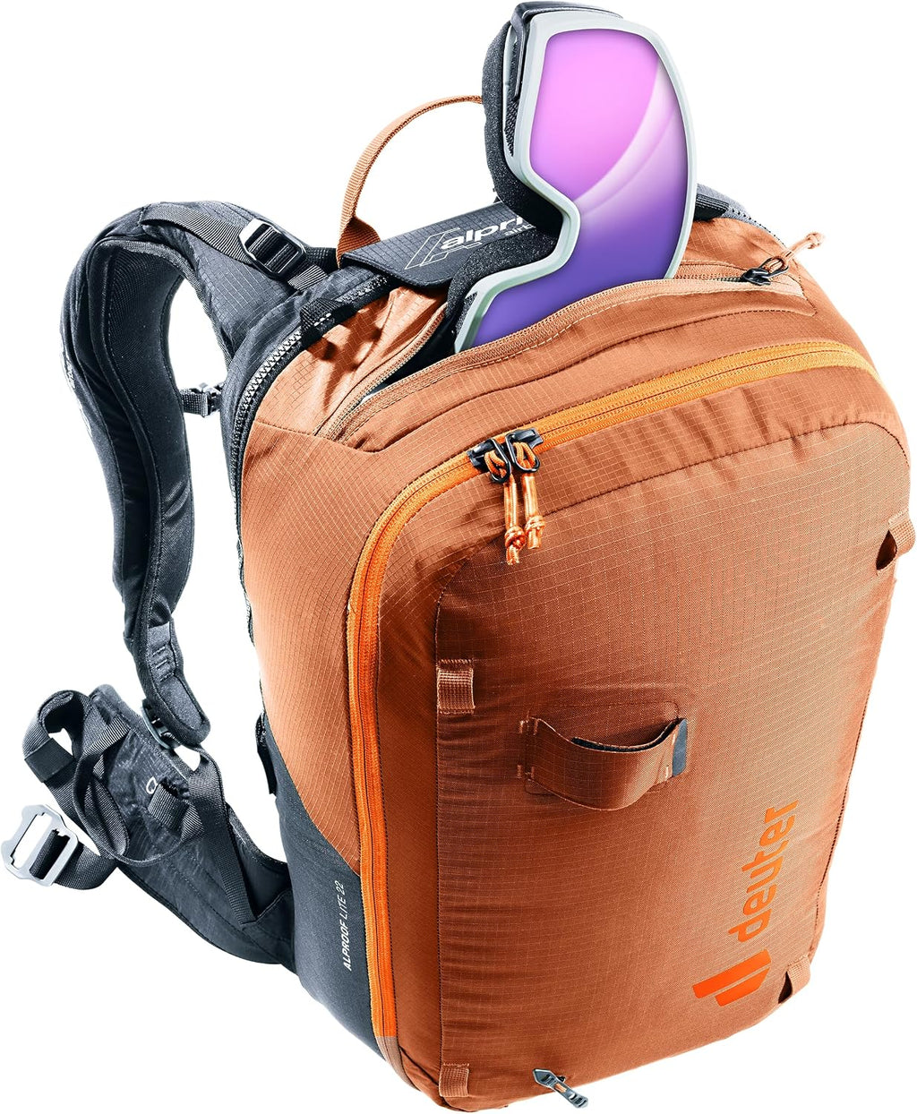 Deuter Alproof Lite 22 Avalanche Backpack - Chestnut-Black
