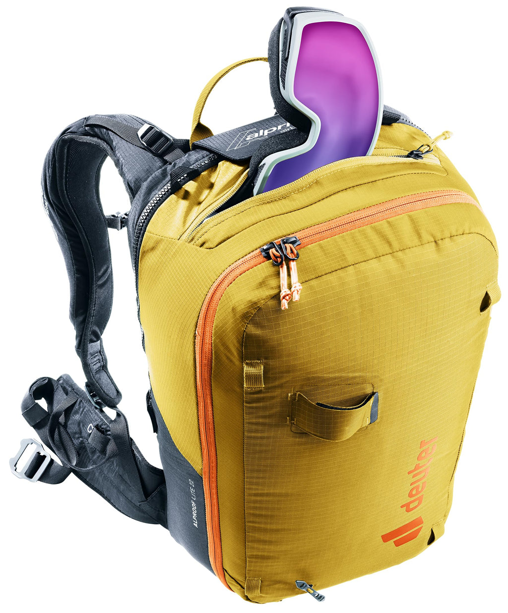 Deuter Alproof Lite 22 Avalanche Backpack - Chestnut-Black