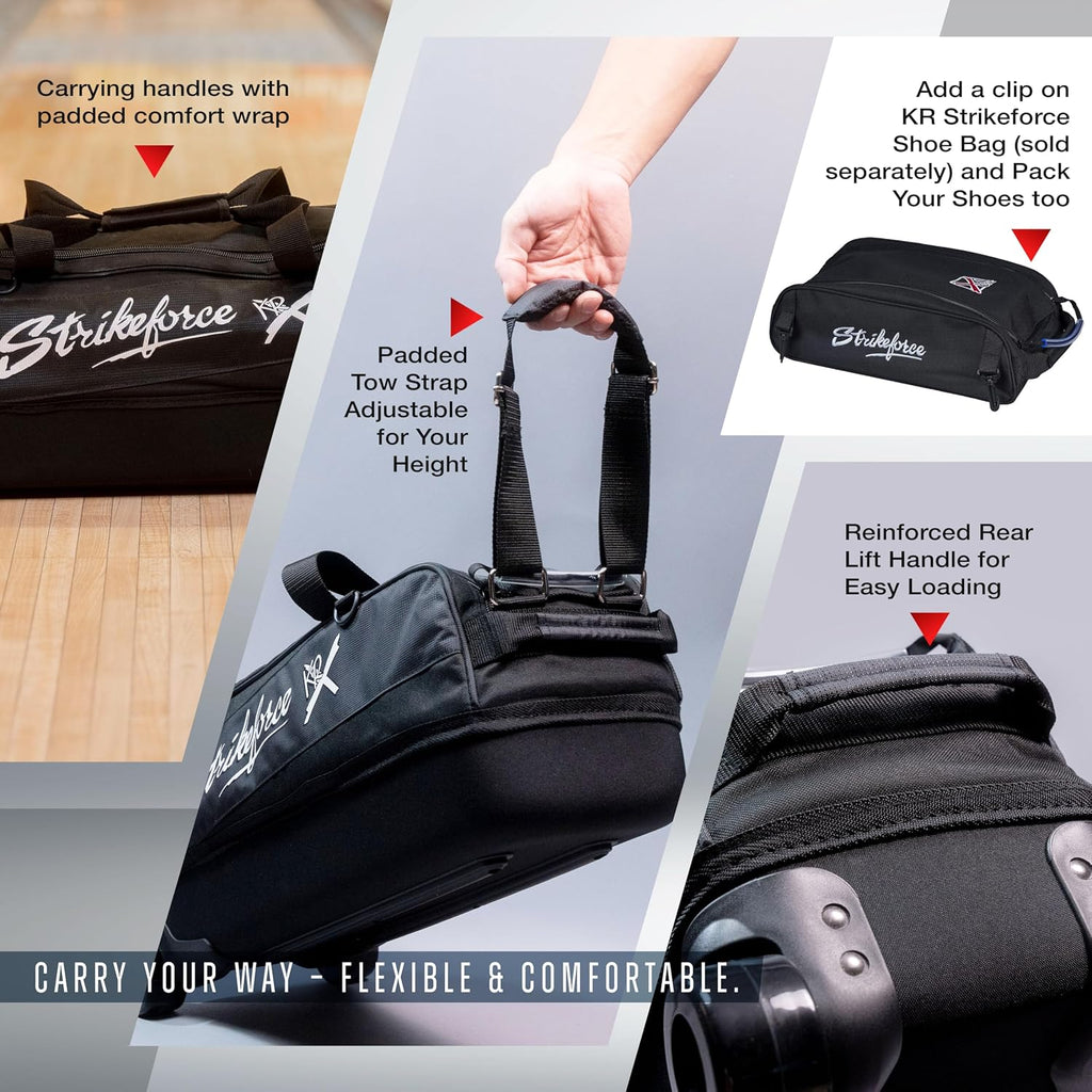 KR Strikeforce Fast Slim Triple Tote - Black