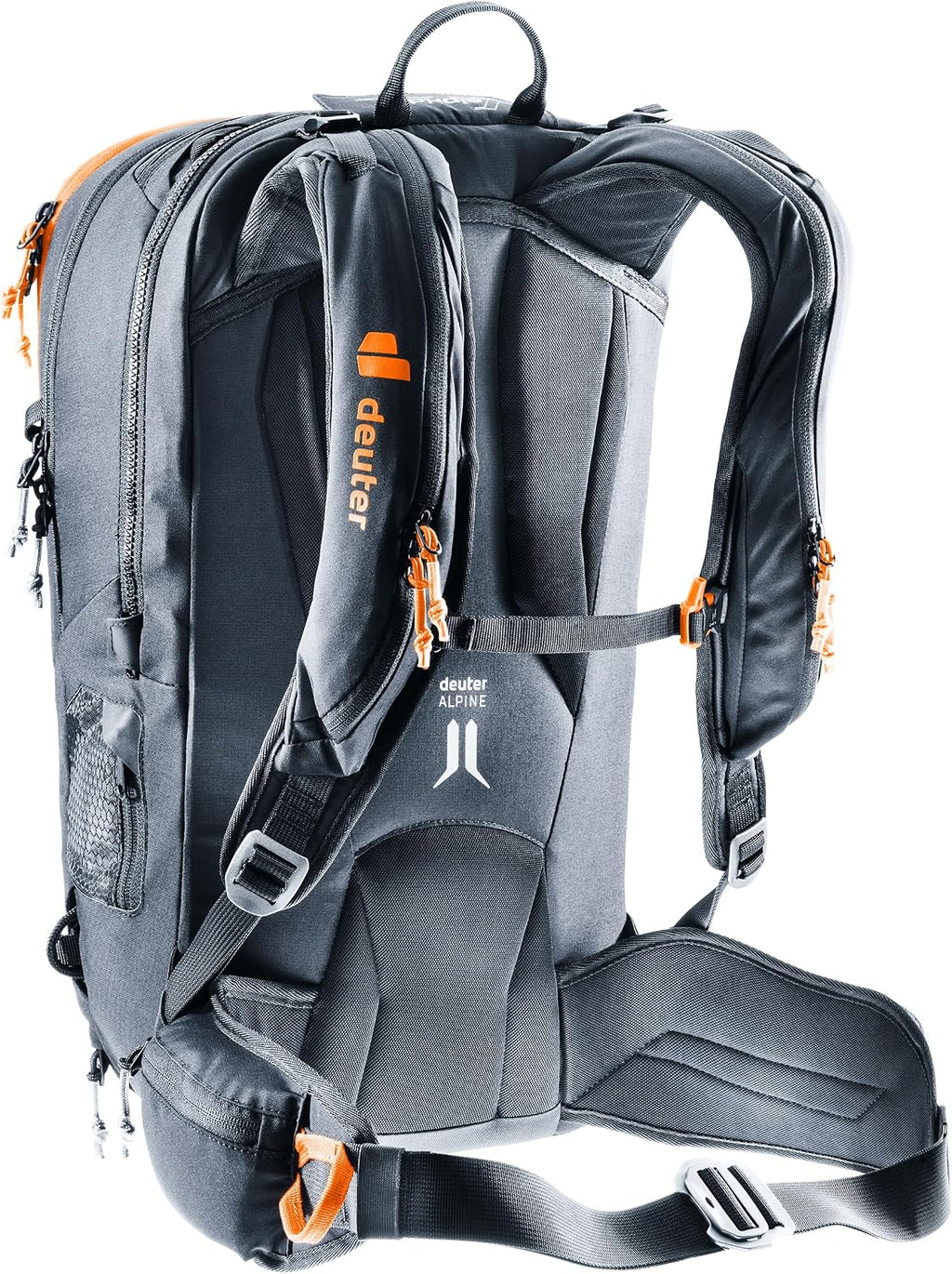 Deuter Unisex Alproof Ride 18L, Freerider Alpine Backpack with Avalanche Airbag System, 18 Liter - Black