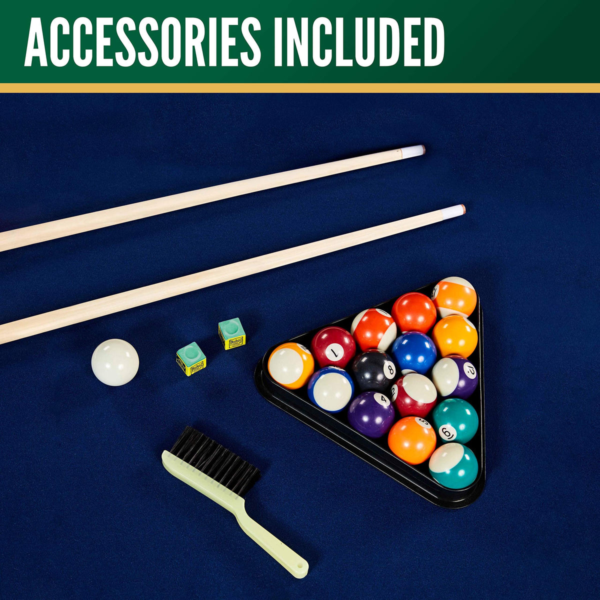 Barrington Billiards Drop Pocket Pool Table with Complete Accessory Set
