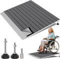 Adjustable Threshold Ramp for Doorways, 30"x 36", 3-6.2 in Height