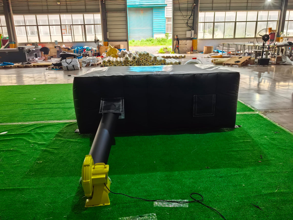 Commercial Inflatable Airbag Lander - PVC BMX Jump Ramp Inflatable Airbag Landing for MTB, BMX, Action Sports, Indoor/Outdoor Use, 20x13x6ft