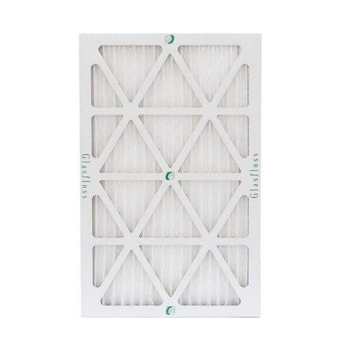 12 Pack of 14x25x1 MERV 13 Pleated Air Filters by Glasfloss. Actual Size: 13-1/2 x 24-1/2 x 7/8