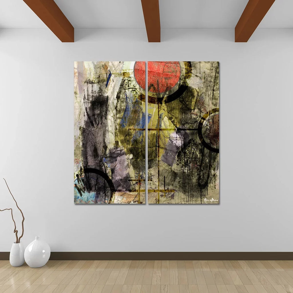 Ready2HangArt 'Bueno Exchange XXXII' 2-Pc Abstract Canvas Art Set