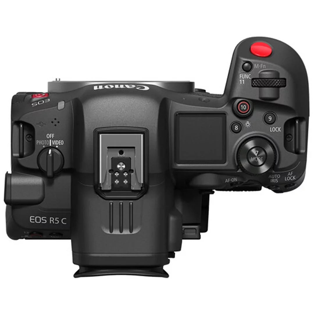 Canon EOS R5 C Mirrorless Cinema Camera (Body) with 4K Video + SanDisk 32GB Memory Card + Case + ZeeTech Accessory Bundle