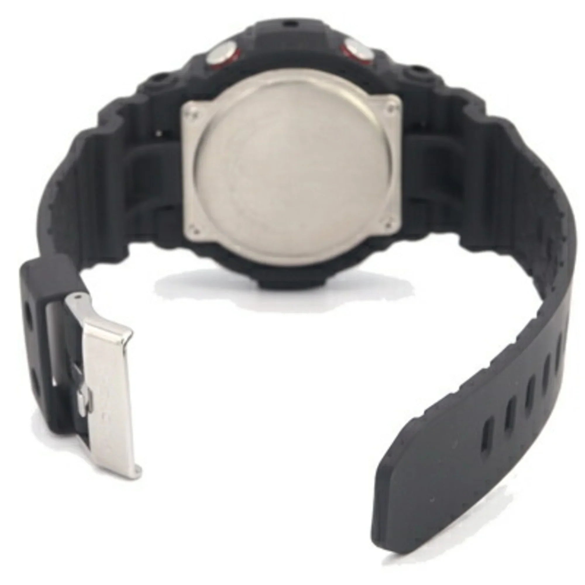 Pre-Owned Casio Men's Watch G-Shock GA-200 Black Dial Resin Stainless Steel Quartz Digital Analog Rubber GSHOCK G-SHOCK CASIO (Like New)