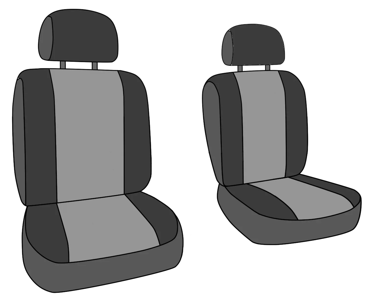 CalTrend Front TRUETIMBER Seat Covers for 1994-1997 Toyota Land Cruiser - TY166-72KA BLAZE Insert and Trim