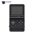 Powkiddy Handheld Game Console, 3.0-inch IPS Screen, Mini Folding Flap Design, 15 Emulators, Rechargeable and Portable for Endless Gaming