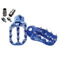 Fastway Evo Air Motorcycle Foot Pegs Kit Blue Compatible With Sherco 250 SEF-R Six Days 2017