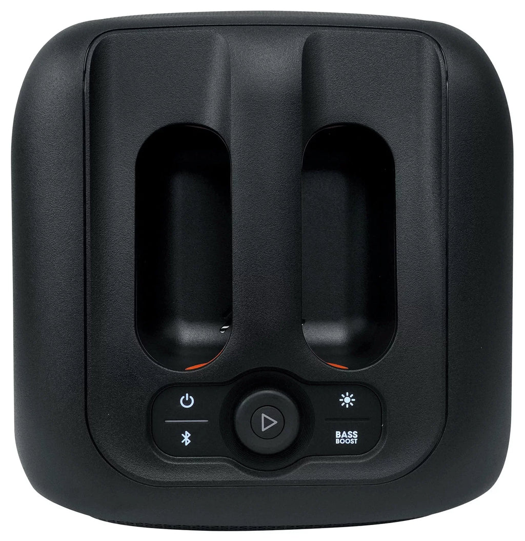 JBL Partybox Encore Essential Portable Compact Party Speaker w LED+Wireless Mics