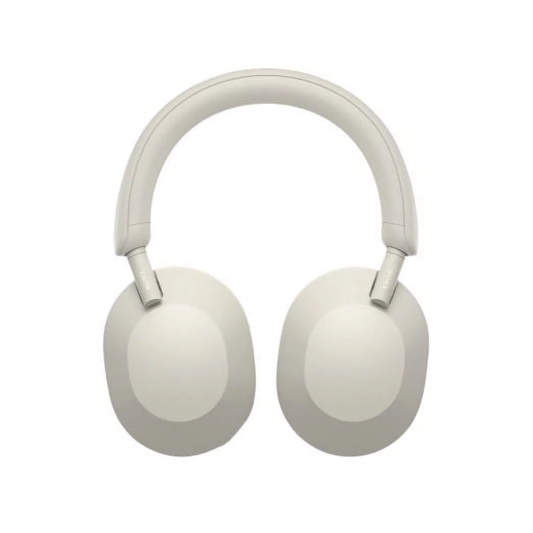 Sony WH-1000XM5 Wireless Noise Canceling Over-Ear Headphones (Silver) Bundle