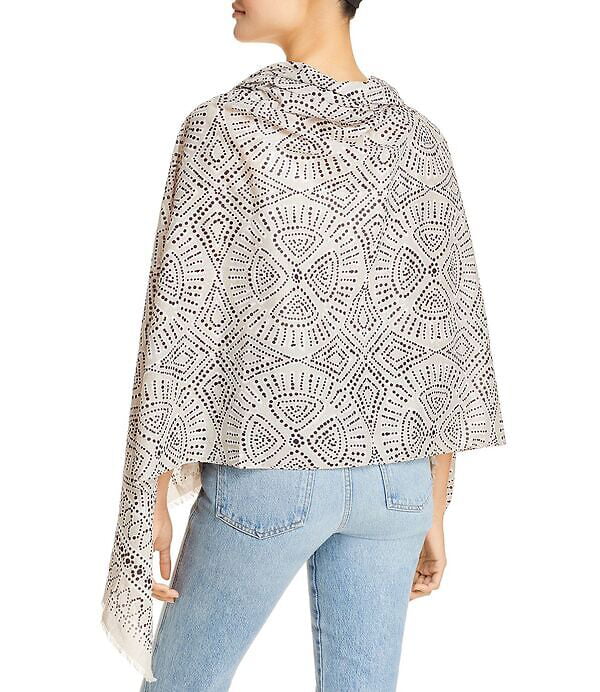Echo Batik Medallion Wrap, Beige