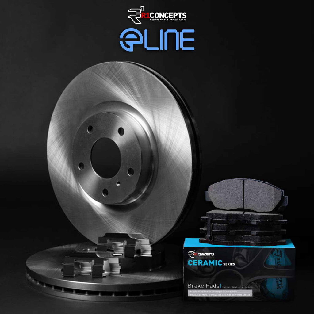 R1 Concepts Wfwh1 47078 R1 Concepts E Line Series Brake Rotor With Ceramic Fits select: 2017-2022 CHEVROLET MALIBU LT, 2016 CHEVROLET MALIBU LS