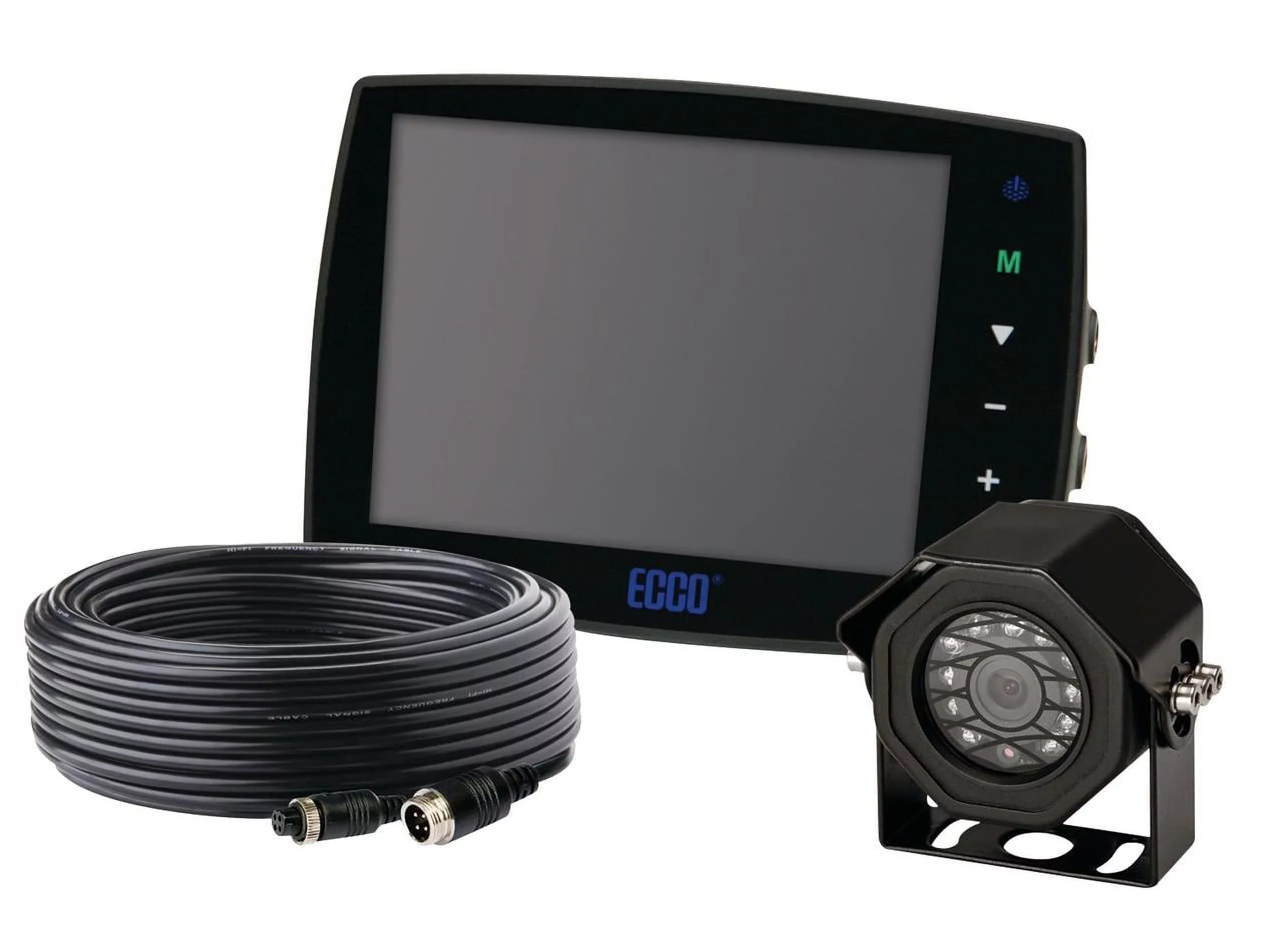 Ecco Safety Group Gemineye Rear View System with 5.6 in. Monitor, Surface Mount Camera & Cable